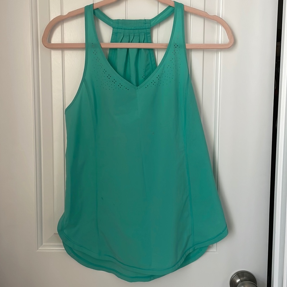 Lululemon Blue Racerback Tank Size S